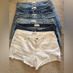 Abercrombie & Fitch distressed shorts